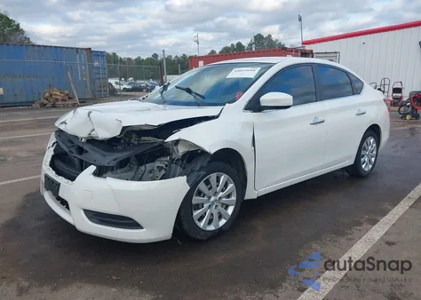 2013 Nissan Sentra Sv z USA, uszkodzony, nr VIN 3N1AB7AP3DL674402